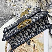 Fortok Dior 30 Montaigne Chain Bag Blue M915796 25x16.5x8cm  - 5