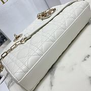 Fortok Dior Micro Lady D-Joy Bag White M915685 26x13.5x5 cm - 4