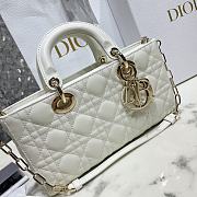 Fortok Dior Micro Lady D-Joy Bag White M915685 26x13.5x5 cm - 6