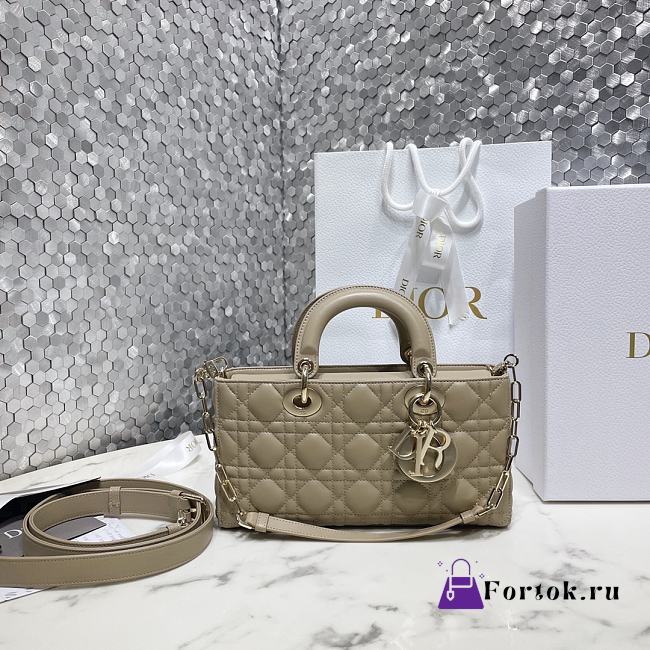 Fortok Dior Micro Lady D-Joy Bag Black M915677 26x13.5x5cm  - 1