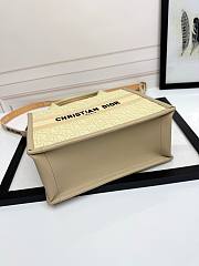 Fortok Dior Medium Book Tote Beige M910247 26.5x22x14cm - 6