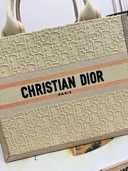 Fortok Dior Medium Book Tote Beige M910247 26.5x22x14cm - 2