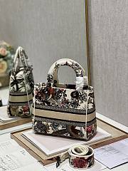 Fortok Dior Medium Lady D-Lite Bag M898376 24x20X11cm  - 2