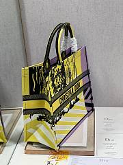 Fortok Dior Large Book Tote Bright Yellow and Pink M909599 42×35×18.5cm - 3