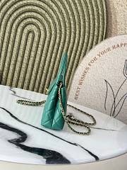 Fortok Chanel 23 Kelly Green M916727 13x19x7cm  - 3