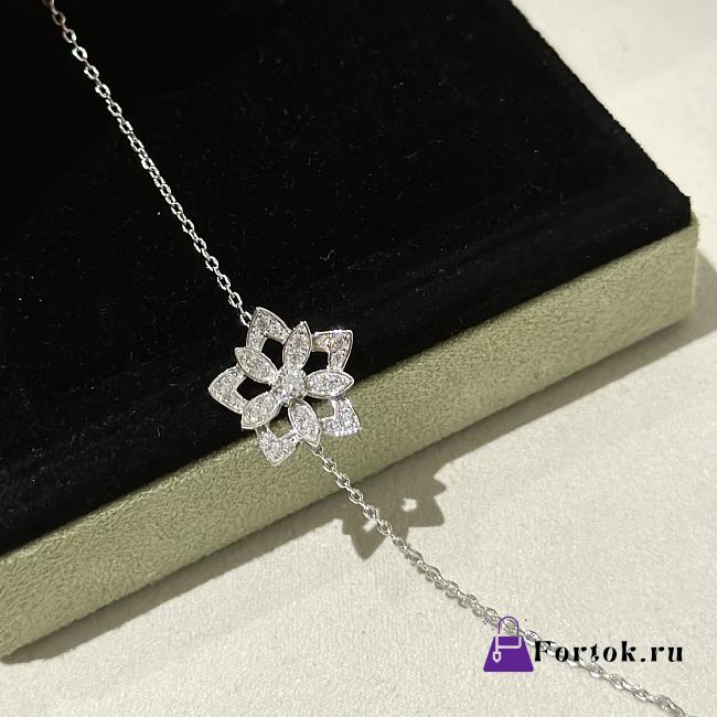 Fortok Sterling Silver Lotus Necklace 925 - 1
