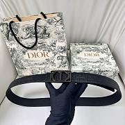 Fortok DIOR 30 MONTAIGNE OBLIQUE REVERSIBLE BELT 34mm  - 1