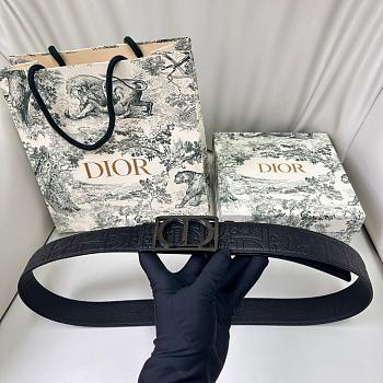 Fortok DIOR 30 MONTAIGNE OBLIQUE REVERSIBLE BELT 34mm 