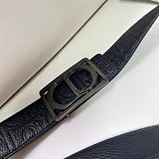 Fortok DIOR 30 MONTAIGNE OBLIQUE REVERSIBLE BELT 34mm  - 6