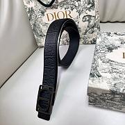 Fortok DIOR 30 MONTAIGNE OBLIQUE REVERSIBLE BELT 34mm  - 4