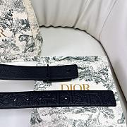 Fortok DIOR 30 MONTAIGNE OBLIQUE REVERSIBLE BELT 34mm  - 2