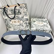 Fortok DIOR REVERSIBLE BELT IN BLUE 34mm - 1