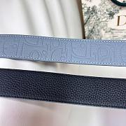 Fortok DIOR REVERSIBLE BELT IN BLUE 34mm - 3