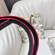 Fortok DIOR REVERSIBLE BELT IN RED 34mm - 6