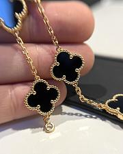 Fortok Van Cleef & Arpels Alhambra Onyx Gold Bracelet 18k Yellow   - 6