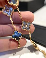 Fortok Vintage Alhambra Bracelet 5 Motifs 18K Rose Gold  - 3