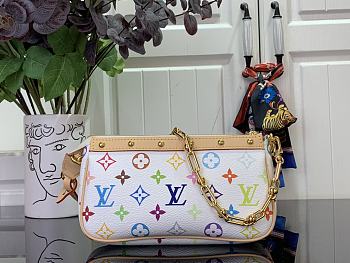 Fortok Louis Vuitton Pochette Accessoires LV x TM White M13404 22 x 13 x 4 cm
