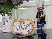 Fortok Louis Vuitton Pochette Accessoires LV x TM White M13404 22 x 13 x 4 cm - 4