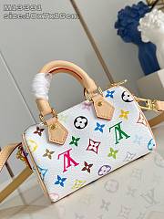 Fortok Louis Vuitton x TM Nano Speedy White 16 x 10 x 7 cm  - 2
