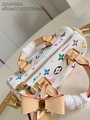Fortok Louis Vuitton x TM Nano Speedy White 16 x 10 x 7 cm  - 4