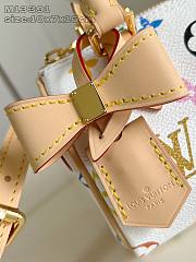 Fortok Louis Vuitton x TM Nano Speedy White 16 x 10 x 7 cm  - 5