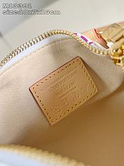 Fortok Louis Vuitton x TM Nano Speedy White 16 x 10 x 7 cm  - 6
