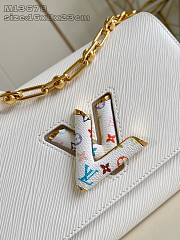 Fortok Louis Vuitton x TM Twist MM Slim White 16 x 8 x 23 cm - 3