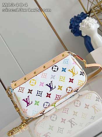 Fortok Louis Vuitton x TM Pochette Accessoires White 13 x 4 x 22 cm
