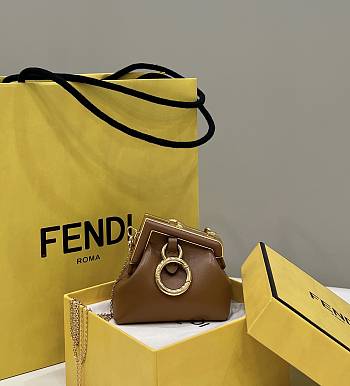 Fortok Fendi Nano First Charm Brown 11.5x5.5x10cm