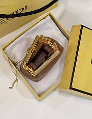 Fortok Fendi Nano First Charm Brown 11.5x5.5x10cm - 4