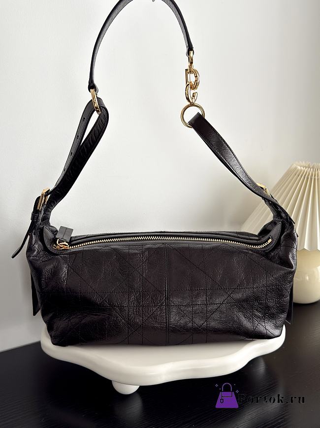 Fortok Dior D-journey Medium Size Black 33x16x15cm - 1