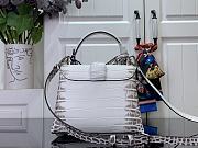 Fortok Louis Vuitton Rose des vents mini handbag Crocodile Leather White pattern 19*15*9 cm - 2