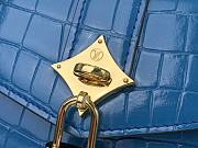 Fortok Louis Vuitton Rose Des Vents Blue Crocodile Leather 27*18*9 cm - 2