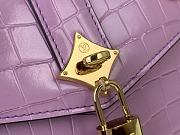 Fortok Louis Vuitton Rose Des Vents Pink Crocodile Leather 27*18*9 cm - 2