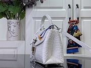 Fortok Louis Vuitton Rose des vents mini handbag Crocodile Leather White 19*15*9 cm - 2