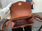 Fortok Louis Vuitton Rose des vents mini handbag Crocodile Leather Brown 19*15*9 cm - 5