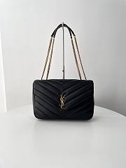 Fortok YSL Lou Lou Bag Black 32x20x9cm - 1