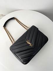 Fortok YSL Lou Lou Bag Black 32x20x9cm - 5