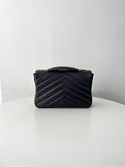 Fortok YSL Lou Lou Bag Black 32x20x9cm - 4