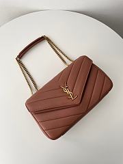 Fortok YSL Lou Lou Bag Chocolate 29x17x8cm - 3