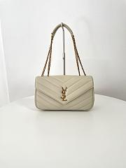Fortok YSL Lou Lou Bag White 29x17x8cm - 1