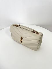 Fortok YSL Lou Lou Bag White 29x17x8cm - 5
