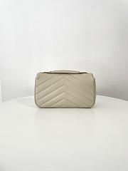 Fortok YSL Lou Lou Bag White 29x17x8cm - 4