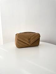 Fortok YSL Lou Lou Bag Brown 02 29x17x8cm - 3