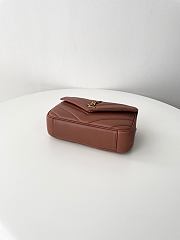 Fortok YSL Lou Lou Mini Bag Chocolate 24 x 14 x 6 cm - 6