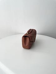 Fortok YSL Lou Lou Mini Bag Chocolate 24 x 14 x 6 cm - 5