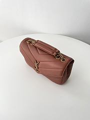 Fortok YSL Lou Lou Mini Bag Chocolate 24 x 14 x 6 cm - 2