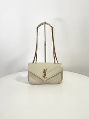 Fortok YSL Lou Lou Mini Bag White 24 x 14 x 6 cm - 1