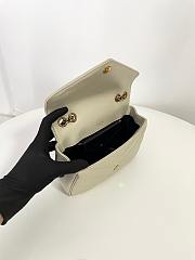 Fortok YSL Lou Lou Mini Bag White 24 x 14 x 6 cm - 3