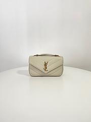 Fortok YSL Lou Lou Mini Bag White 24 x 14 x 6 cm - 2